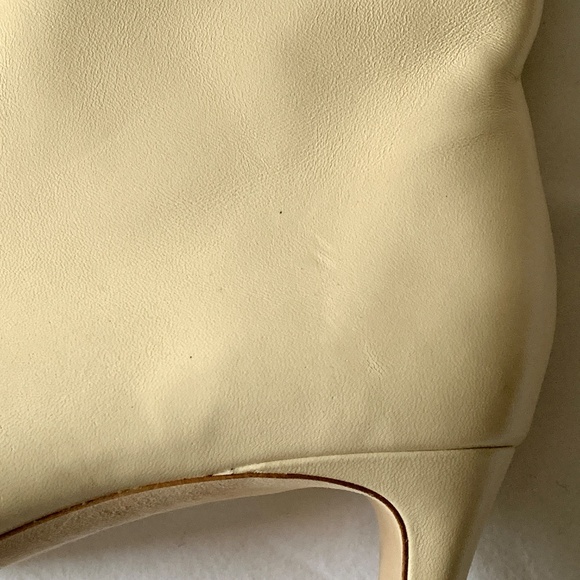Staud Wally Leather Ankle Boots Cream 39 - Picture 9 of 16